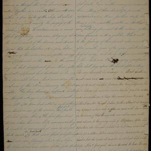 a page of handwritten text