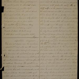 a page of handwritten text