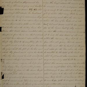 a page of handwritten text