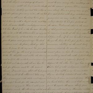 a page of handwritten text