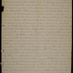 a page of handwritten text