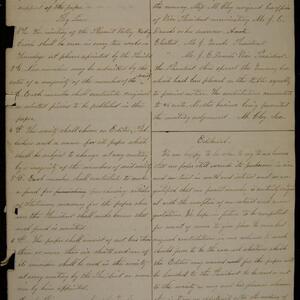 a page of handwritten text