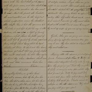 a page of handwritten text