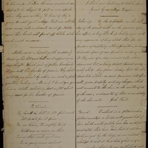 a page of handwritten text