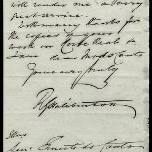 a page of handwritten text