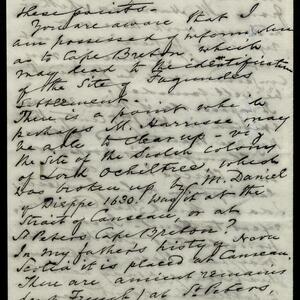 a page of handwritten text