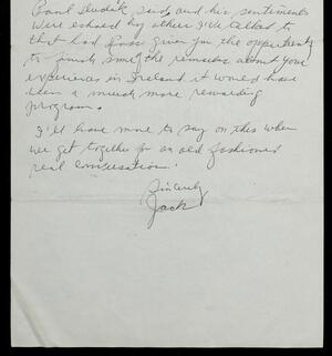 a page of handwritten text