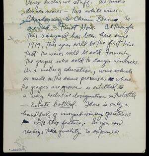 a page of handwritten text