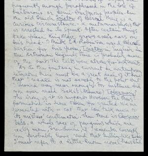 a page of handwritten text