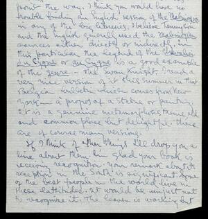 a page of handwritten text