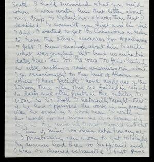 a page of handwritten text