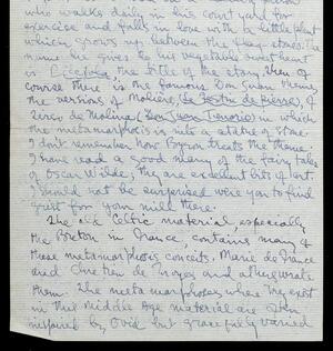 a page of handwritten text