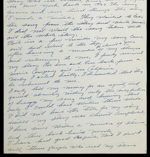 a page of handwritten text