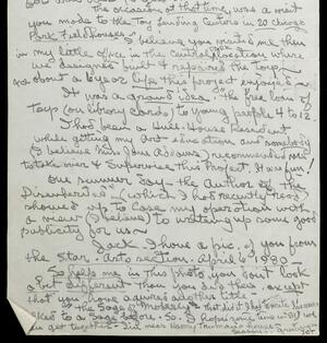 a page of handwritten text