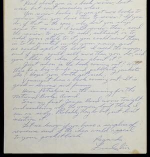 a page of handwritten text