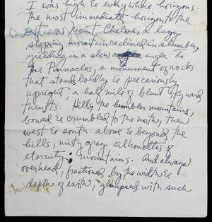 a page of handwritten text