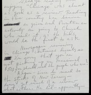 a page of handwritten text