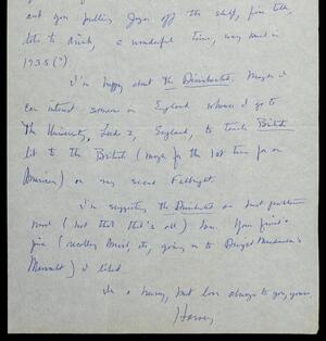 a page of handwritten text