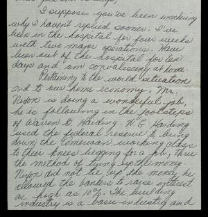 a page of handwritten text