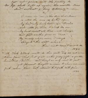 a page of handwritten text