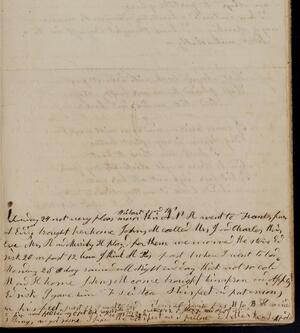 a page of handwritten text