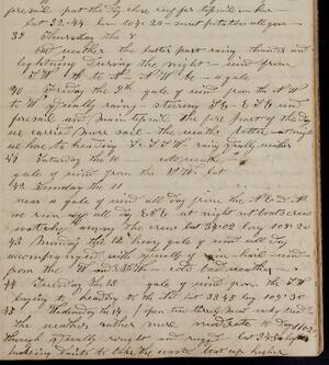 a page of handwritten text