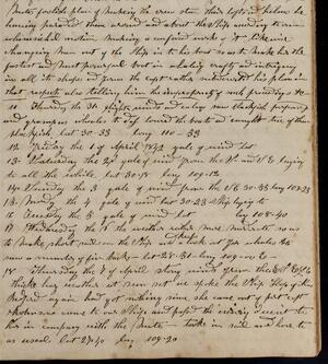 a page of handwritten text