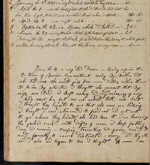 a page of handwritten text