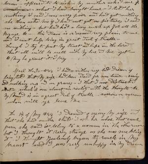 a page of handwritten text