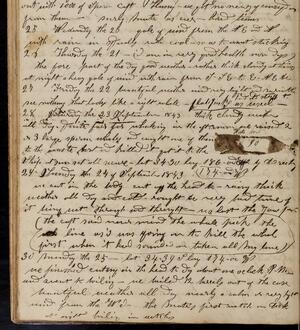 a page of handwritten text