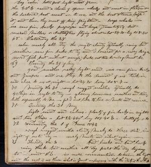 a page of handwritten text