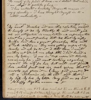 a page of handwritten text