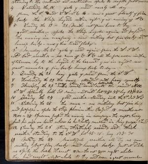 a page of handwritten text