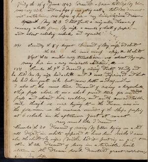 a page of handwritten text