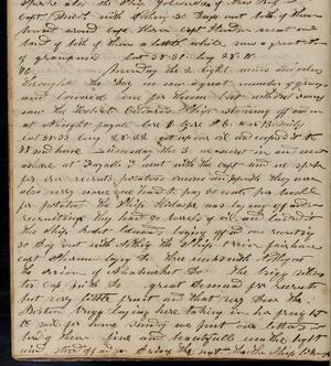 a page of handwritten text