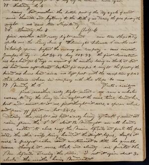 a page of handwritten text