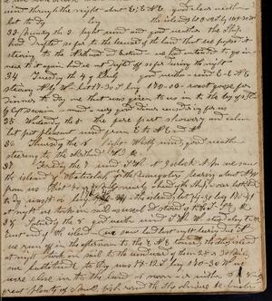 a page of handwritten text