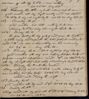 a page of handwritten text