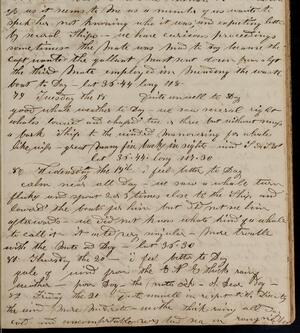 a page of handwritten text