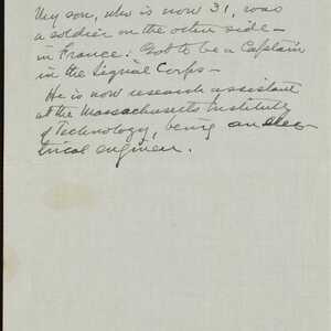 a page of handwritten text