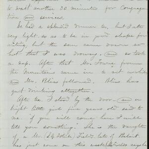 a page of handwritten text