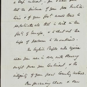 a page of handwritten text