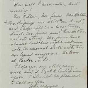 a page of handwritten text