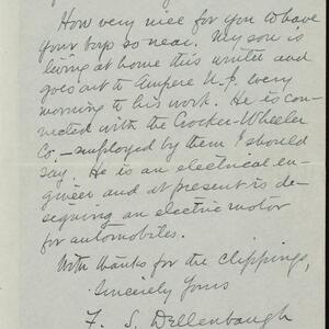 a page of handwritten text