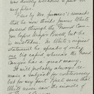 a page of handwritten text