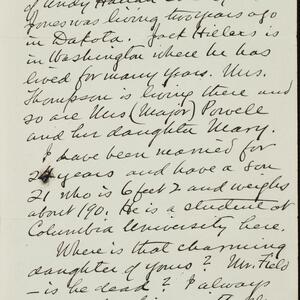 a page of handwritten text