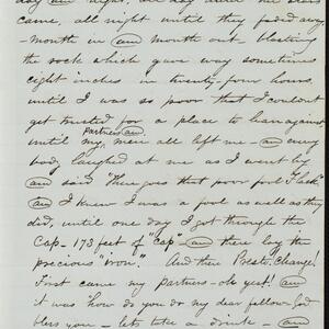 a page of handwritten text