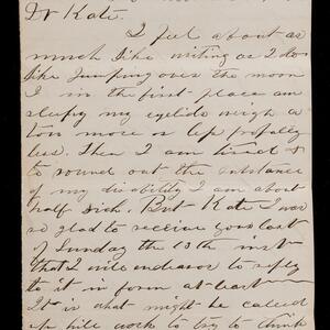 a page of handwritten text