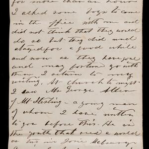 a page of handwritten text