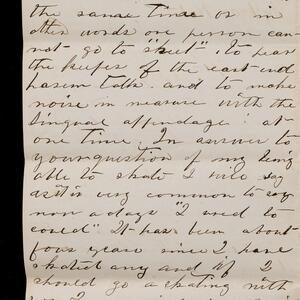 a page of handwritten text